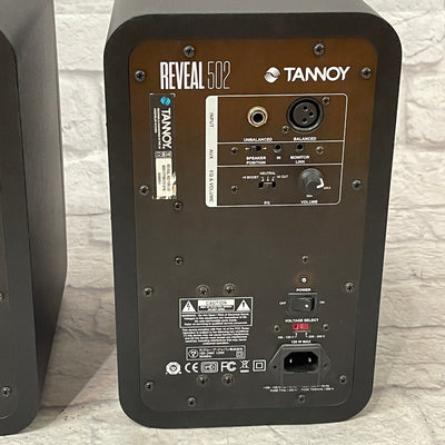 Tannoy Reveal 502 5-inch Powered Studio Monitor Pair