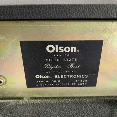 Vintage Olson XX-100 Electric Drum Machine