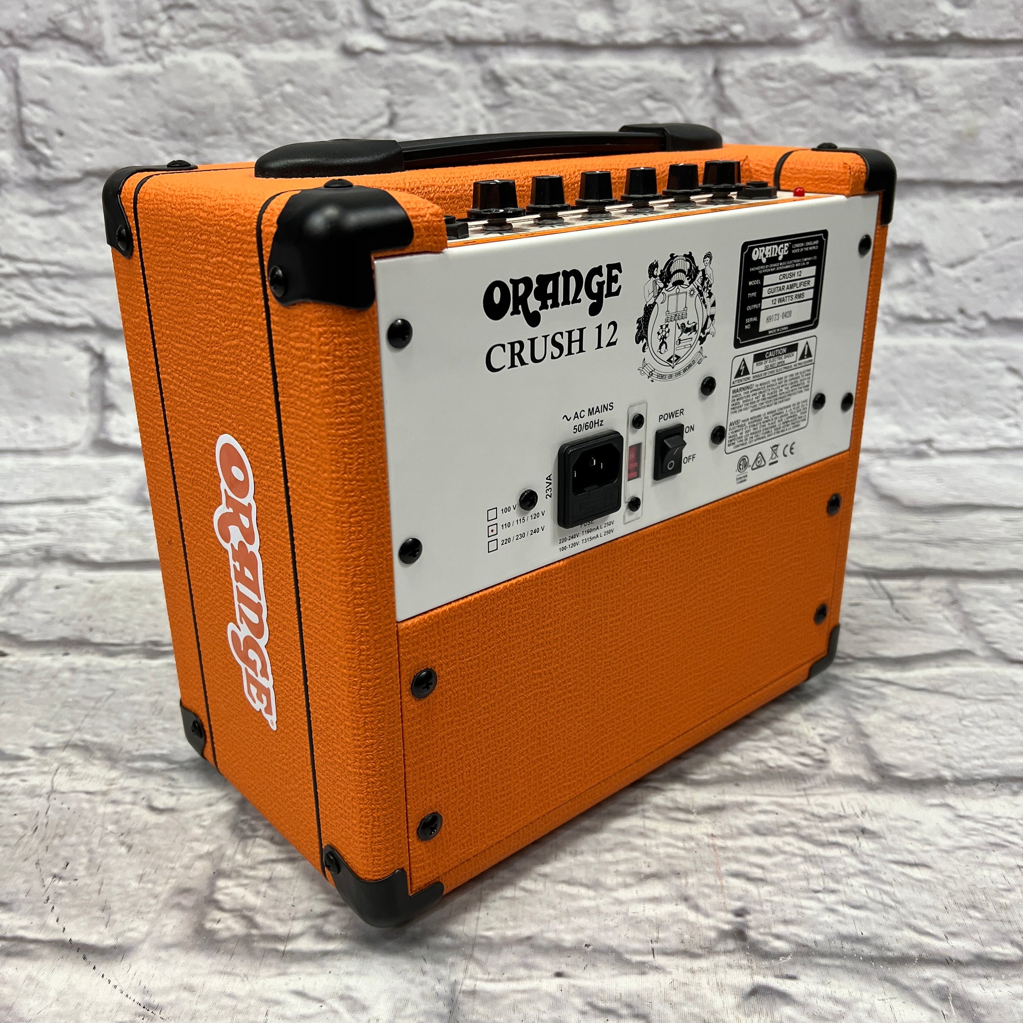 Orange Amps Crush 12 Guitar Combo Amp Evolution Music