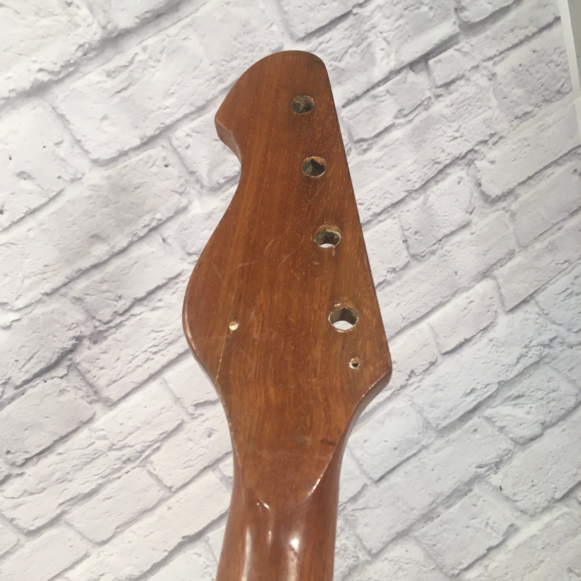 Vintage 1960s Short Scale Bass Guitar Neck (F) Rosewood Fretboard Made in Japan