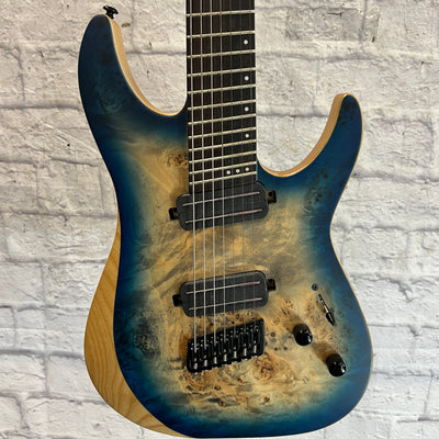 Schecter Reaper 7 String Multiscale Satin Sky Burst