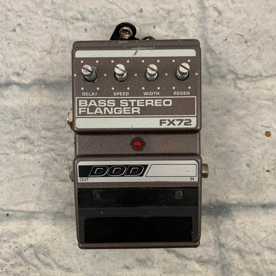 DOD FX72 Bass Stereo Flanger Flanger Pedal AS IS PROJECT