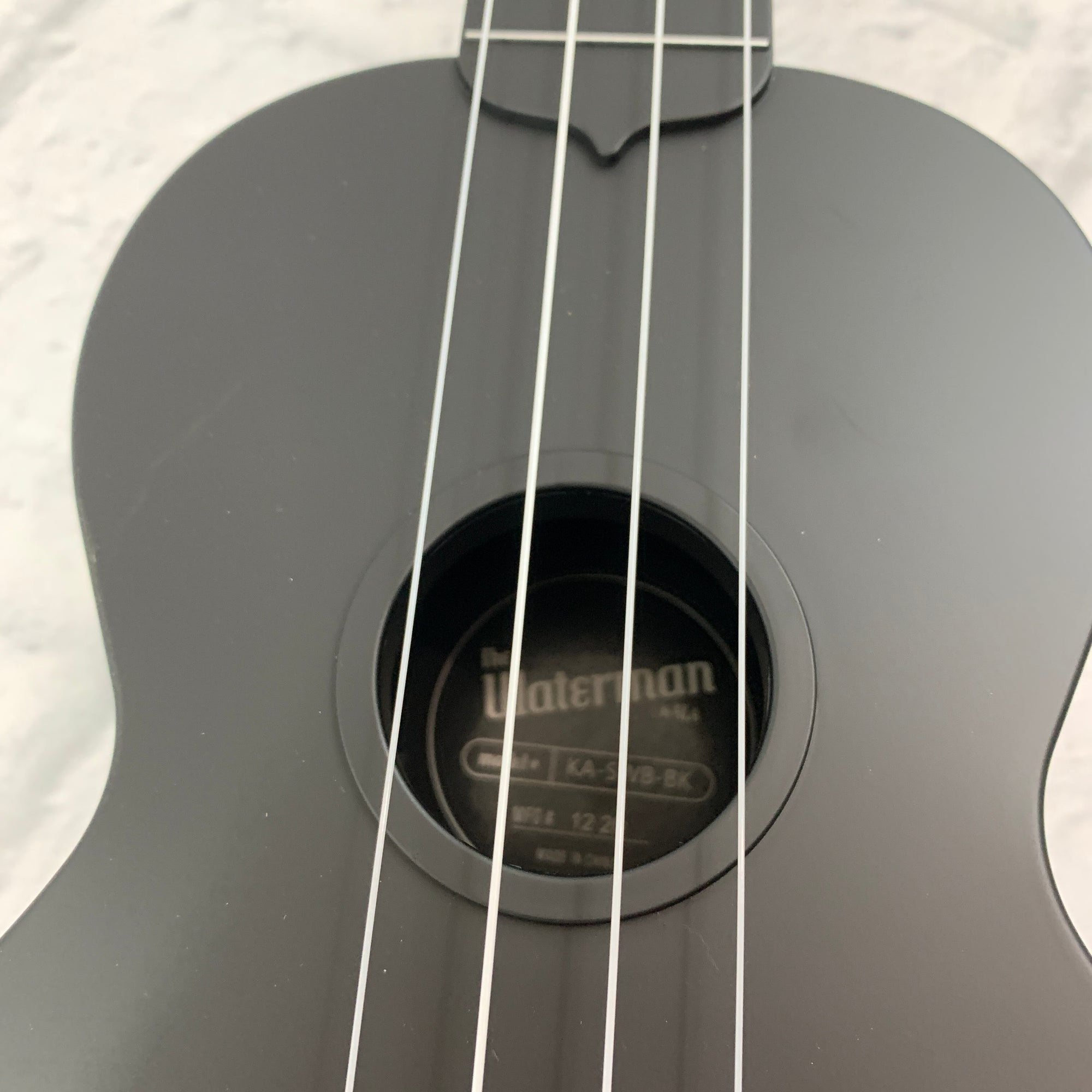 Kala Waterman Matte Black KA-SWB-BK Soprano Ukulele