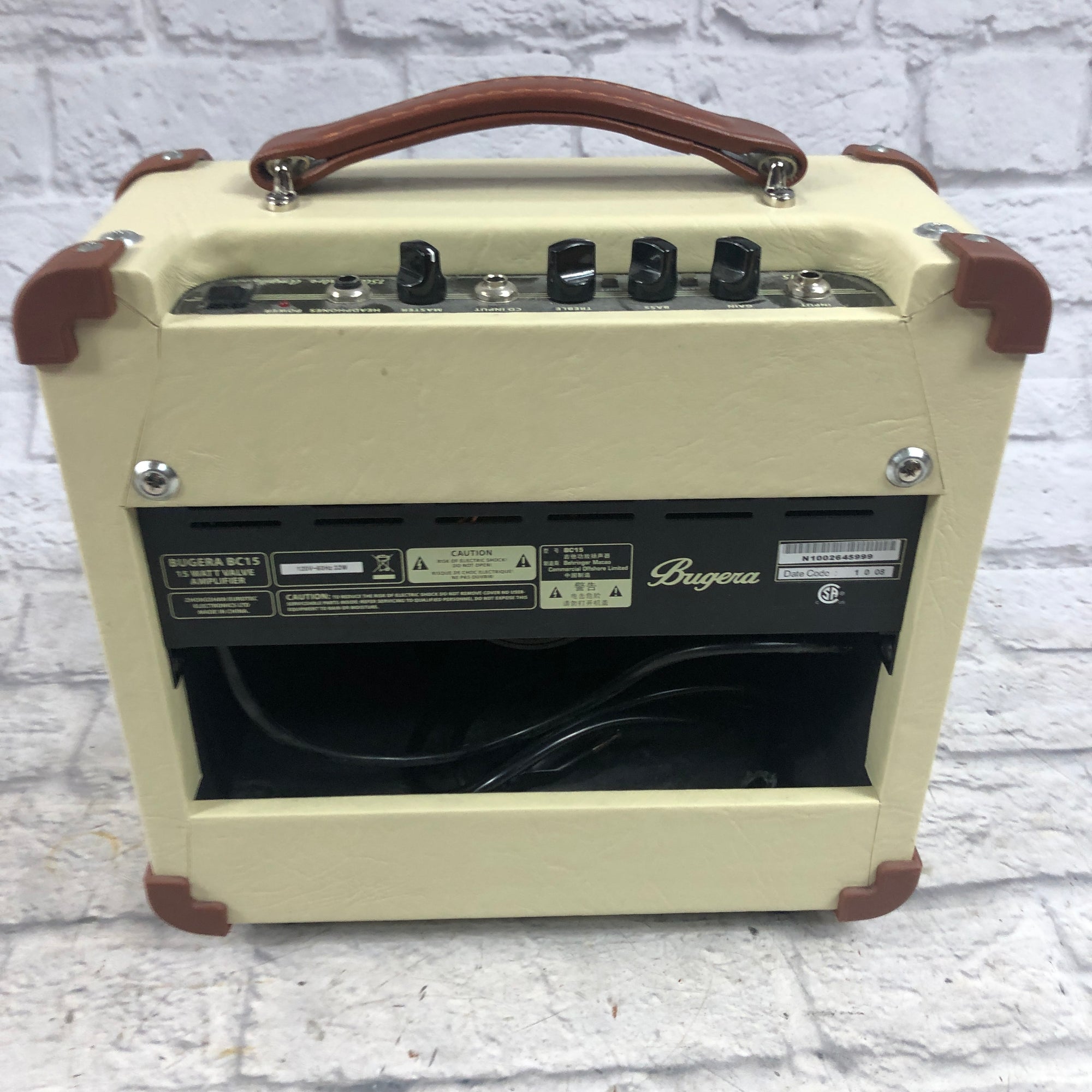 Bugera BC15 Tube Amplifier Guitar Combo Amp