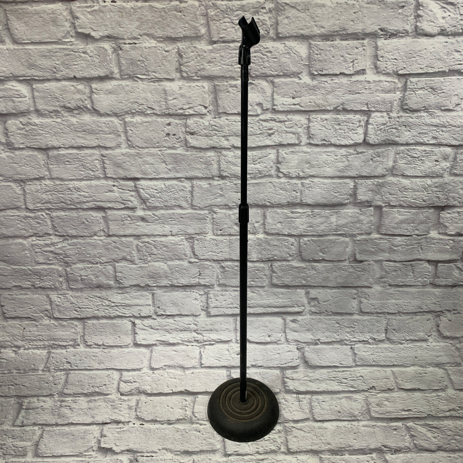 On-Stage Mic Stand Weighted Round Base