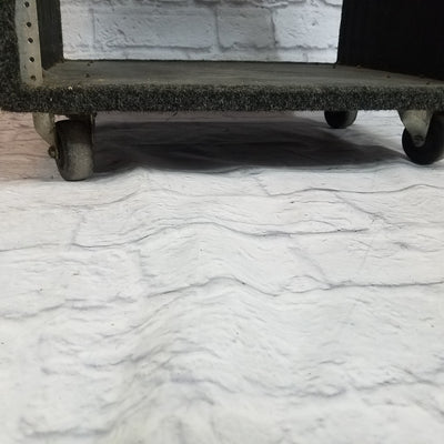 16U Carpeted Rolling Rack Case