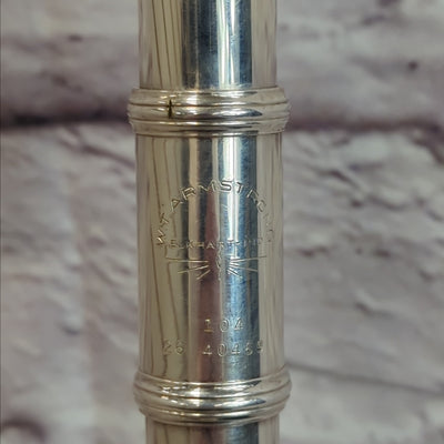 Armstrong 104 Closed Hole Flute with B-Foot