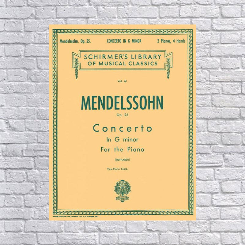 Felix Mendelssohn-Bartholdy: Concerto in G Minor