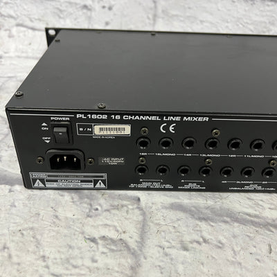Samson PL1602 Rack Mixer