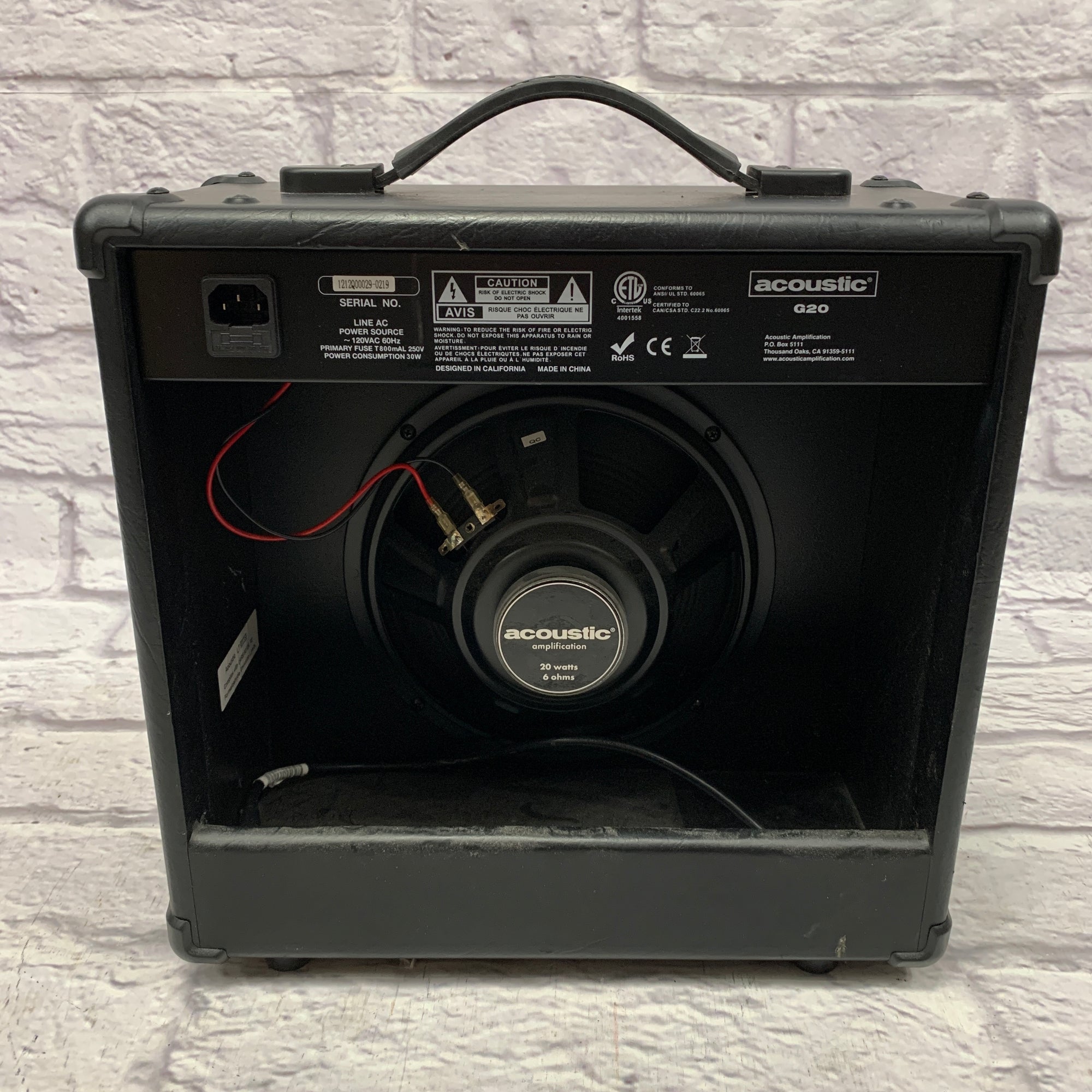 Acoustic G20 Guitar Combo Amp