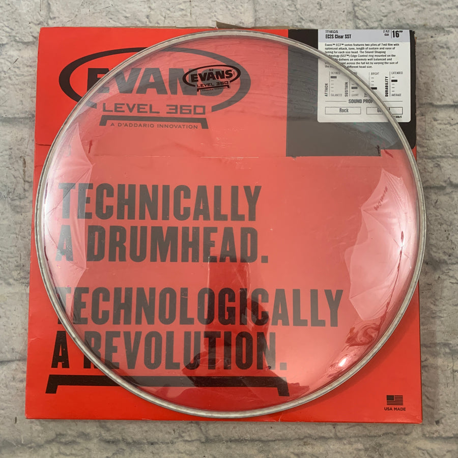 Evans 16" Genera G2 Clear