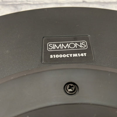 Simmons 14 Inch Electronic Cymbal Trigger Pad w Slam Crash