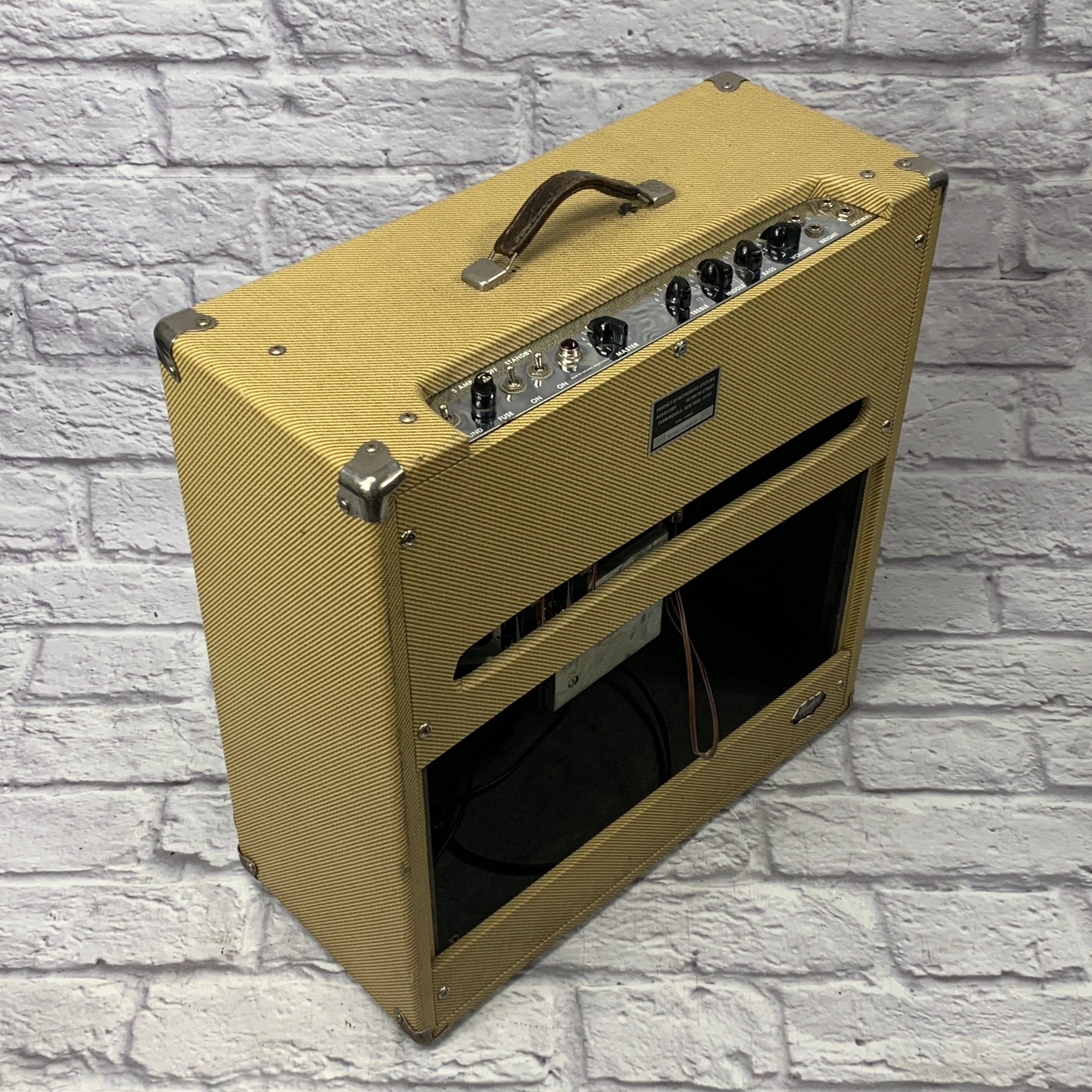 Earth Sound Research Revival Model 1950 15" Tweed Guitar Combo Amp