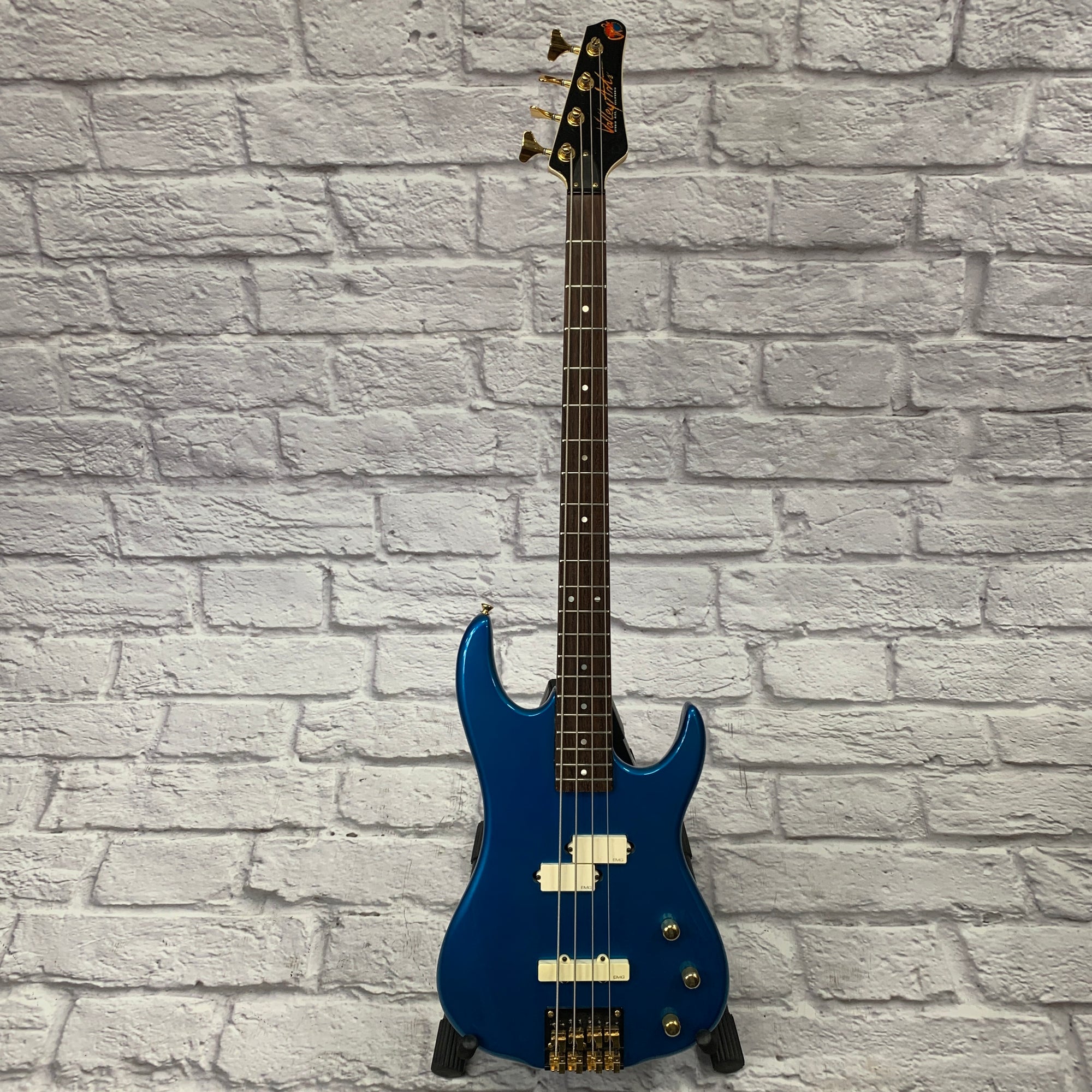 1990s Valley Arts California Pro P/J Bass Metallic Blue