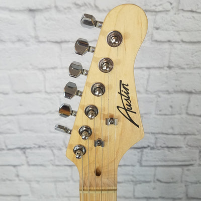 Austin AST100CR Strat-Style Guitar Cream