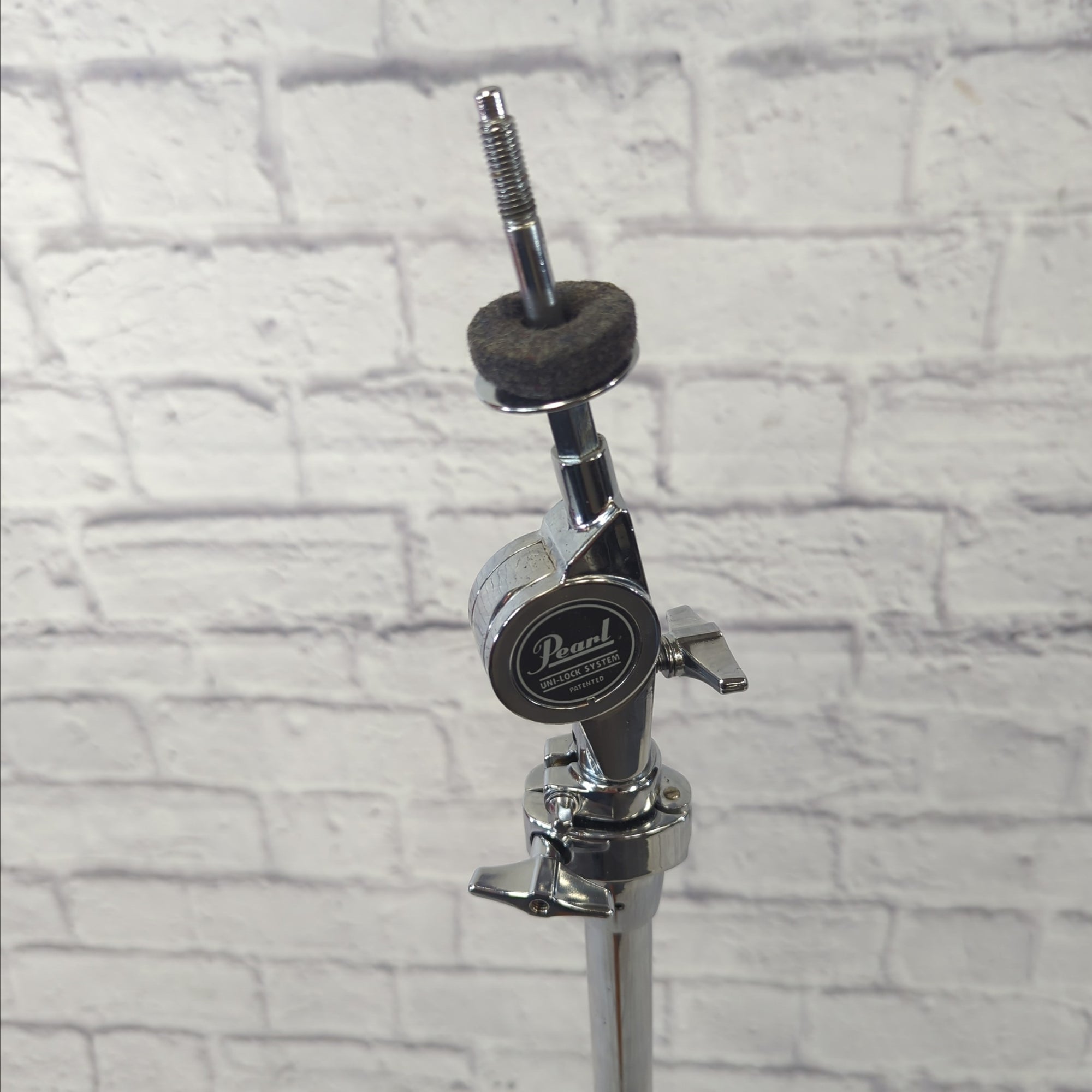 Pearl Double Braced Straight Cymbal Stand Black Label Uni Lock System Made in Taiwan