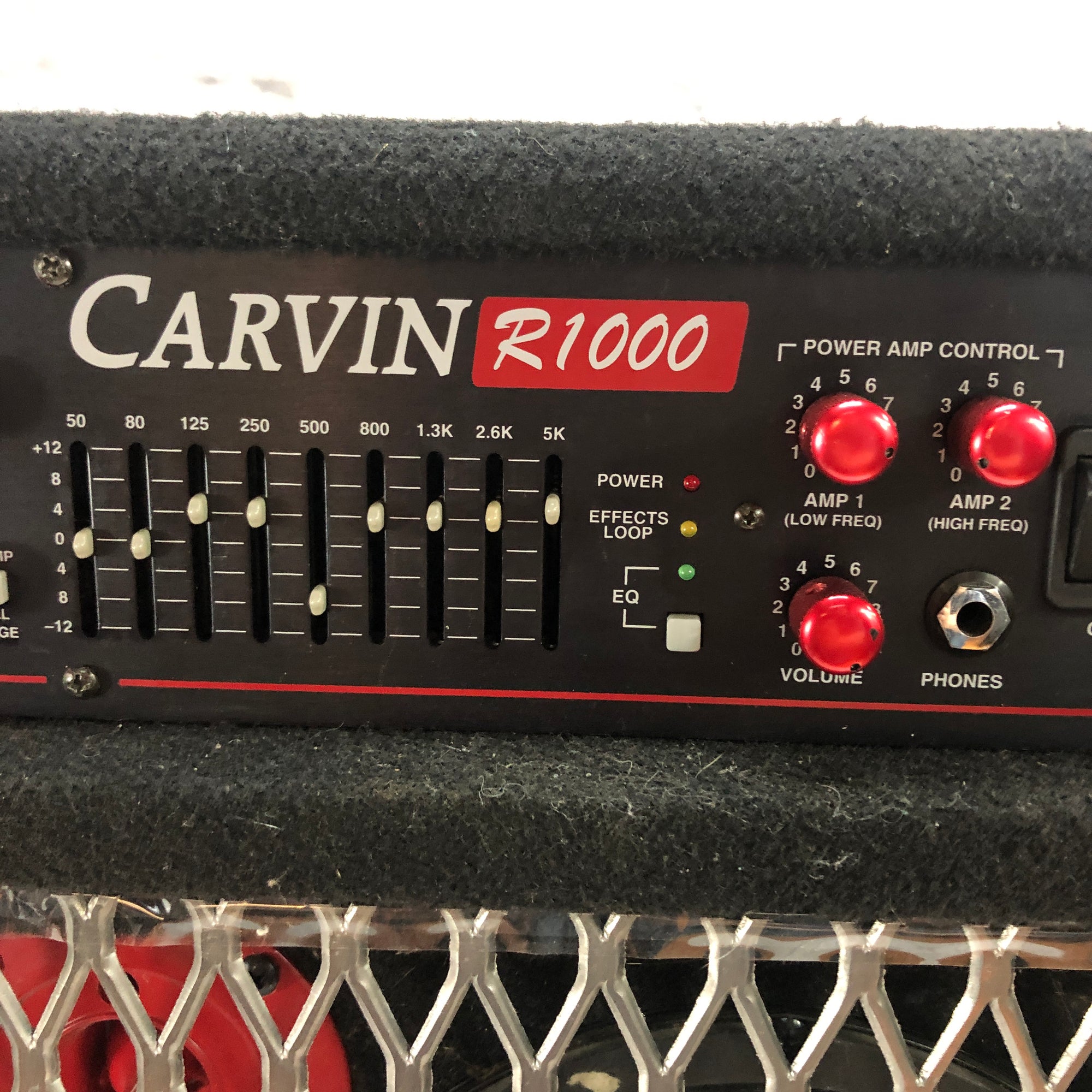 Carvin R 1000 Carvin RL1000 R1015 Cyclops Red Line Bass Amp - Evolution Music