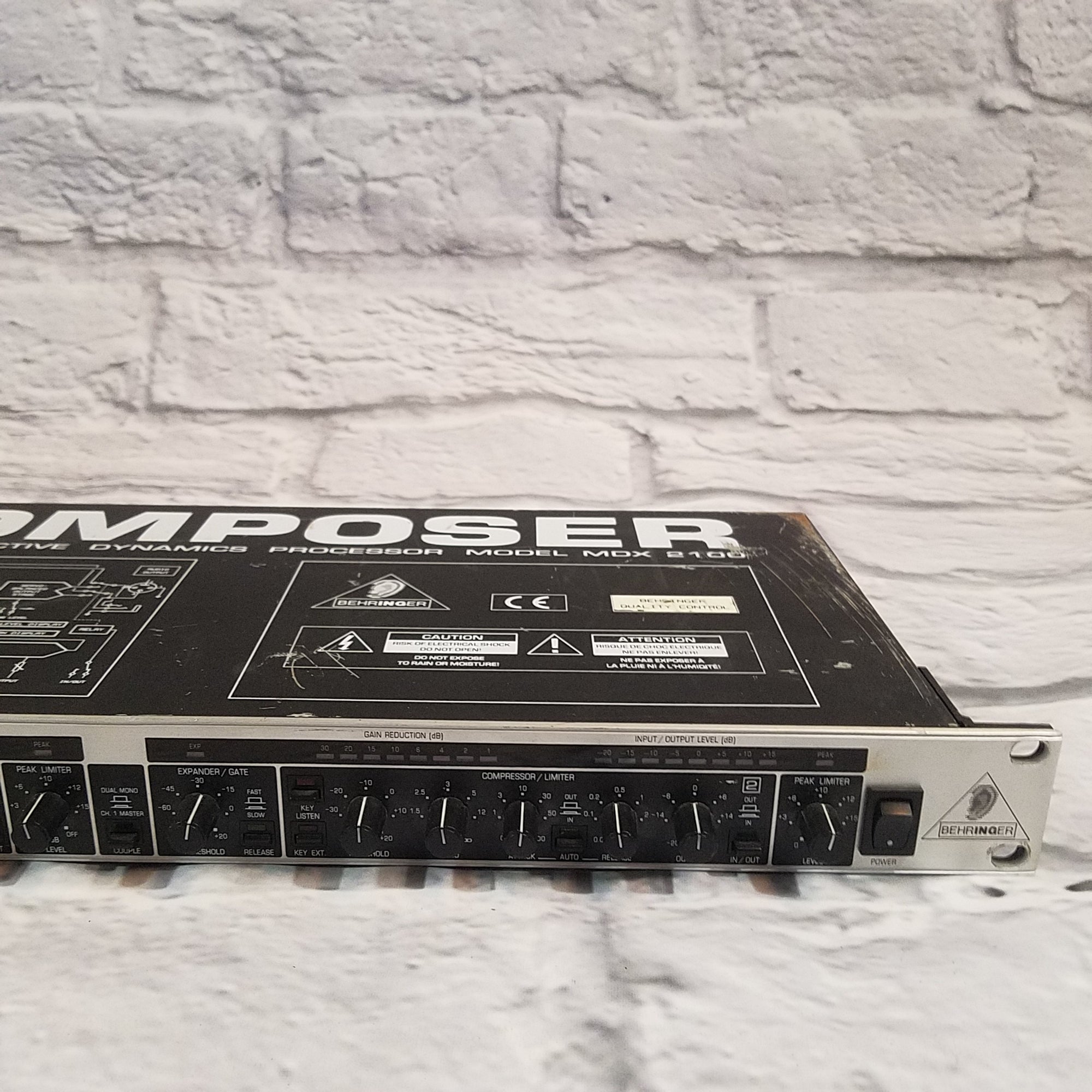 Behringer MDX 2100 Composer Dynamics Processor Rack Compressor