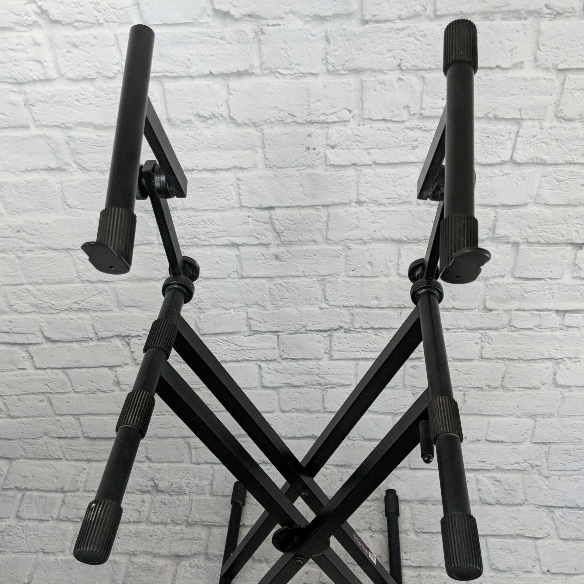 On-Stage OSS Extreme 420 Keyboard Stand (KS7292 Double-X ErgoLok w 2nd Tier)