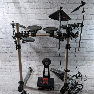 Yamaha DTXplorer Electric Drum Kit - 5 drum pads, 3 cymbal pads, Kick Trigger, and Hi Hat controller As-Is