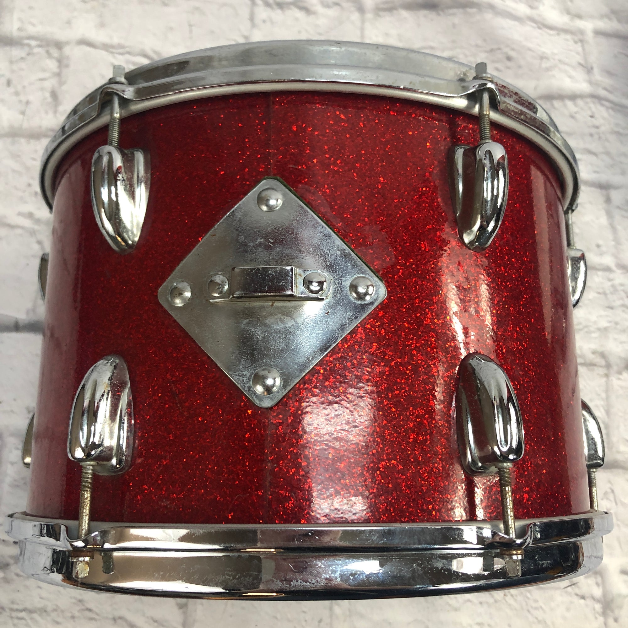 Slingerland Vintage 1965 13x9 Red Sparkle Rack Tom