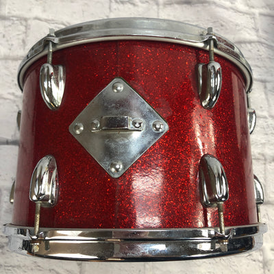 Slingerland Vintage 1965 13x9 Red Sparkle Rack Tom