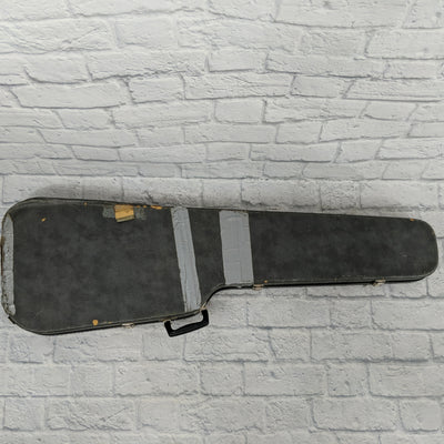 Hardshell Bass Case Grey Covered in Stickers