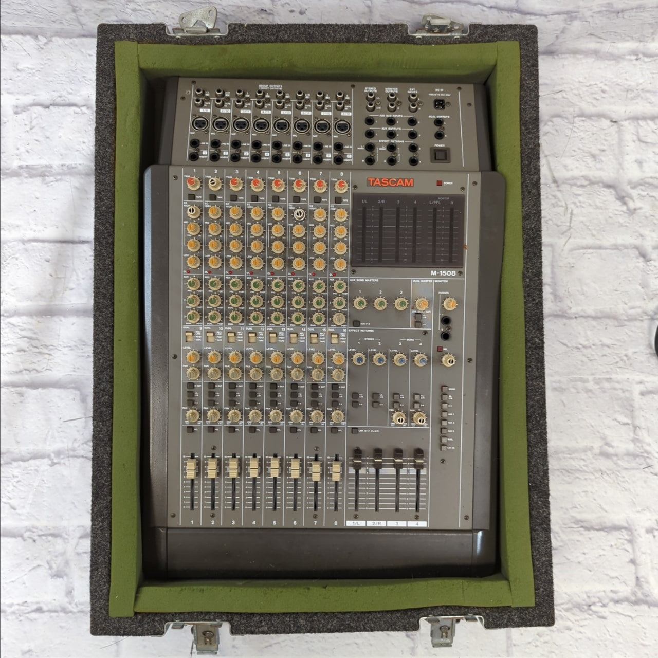 Tascam M1508 8 Channel Mixer with Grundorf Case