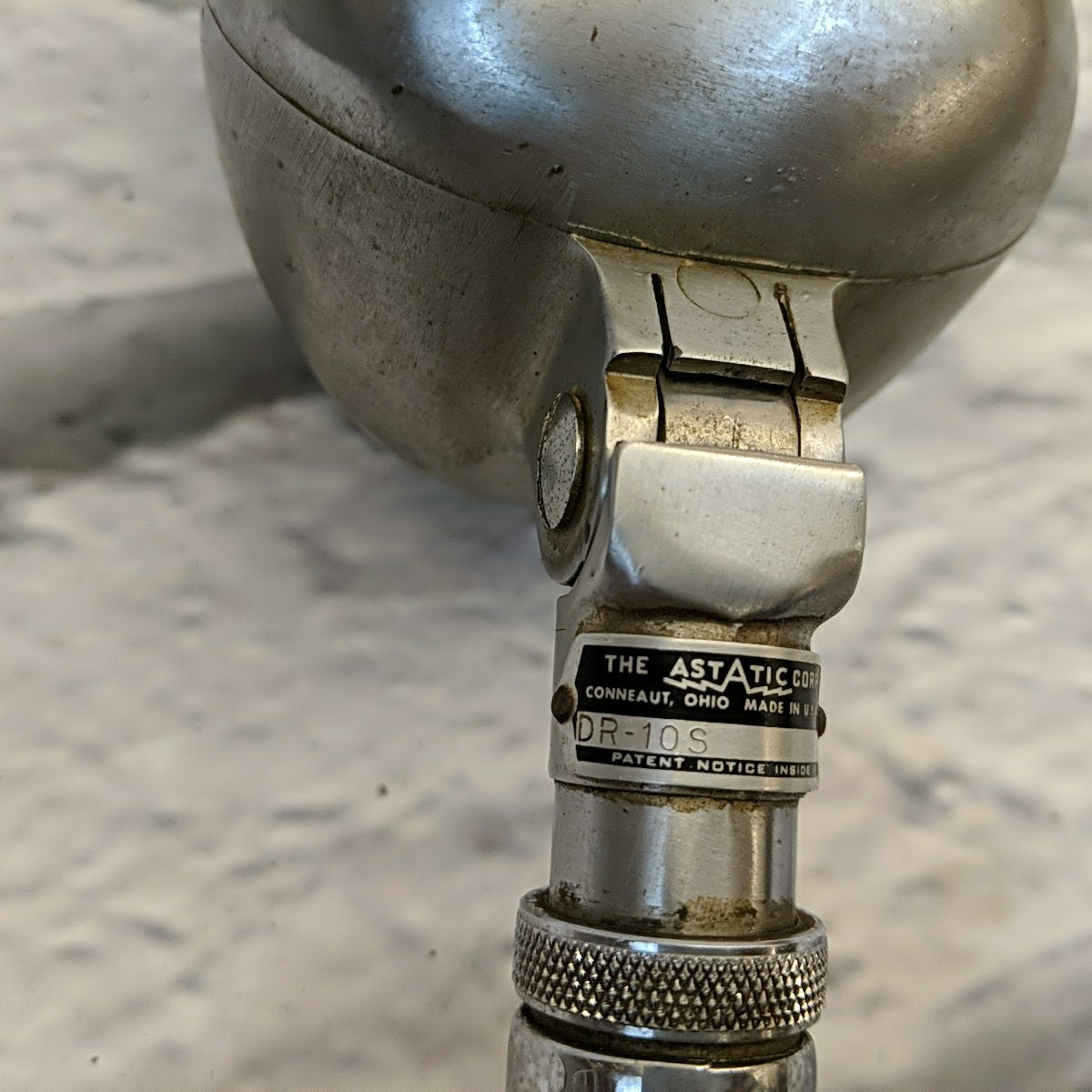 Vintage 1950s Astatic DR-10s Microphone