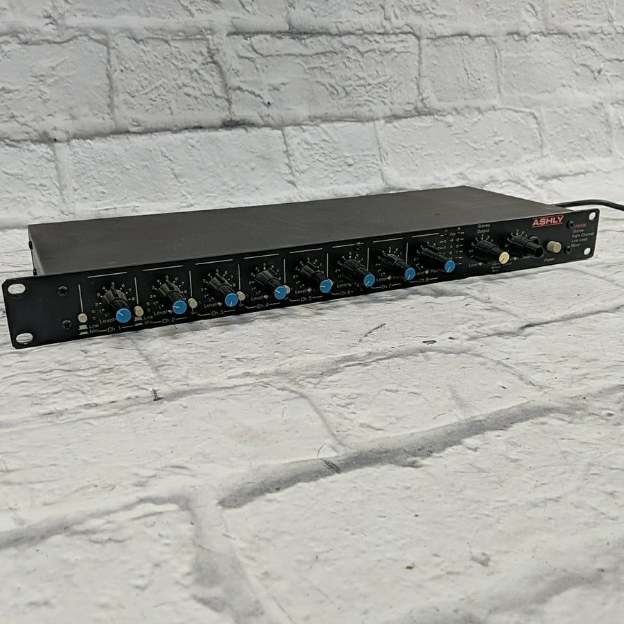 Ashly LM-308 8-Channel Stereo Line Level Rack Mixer