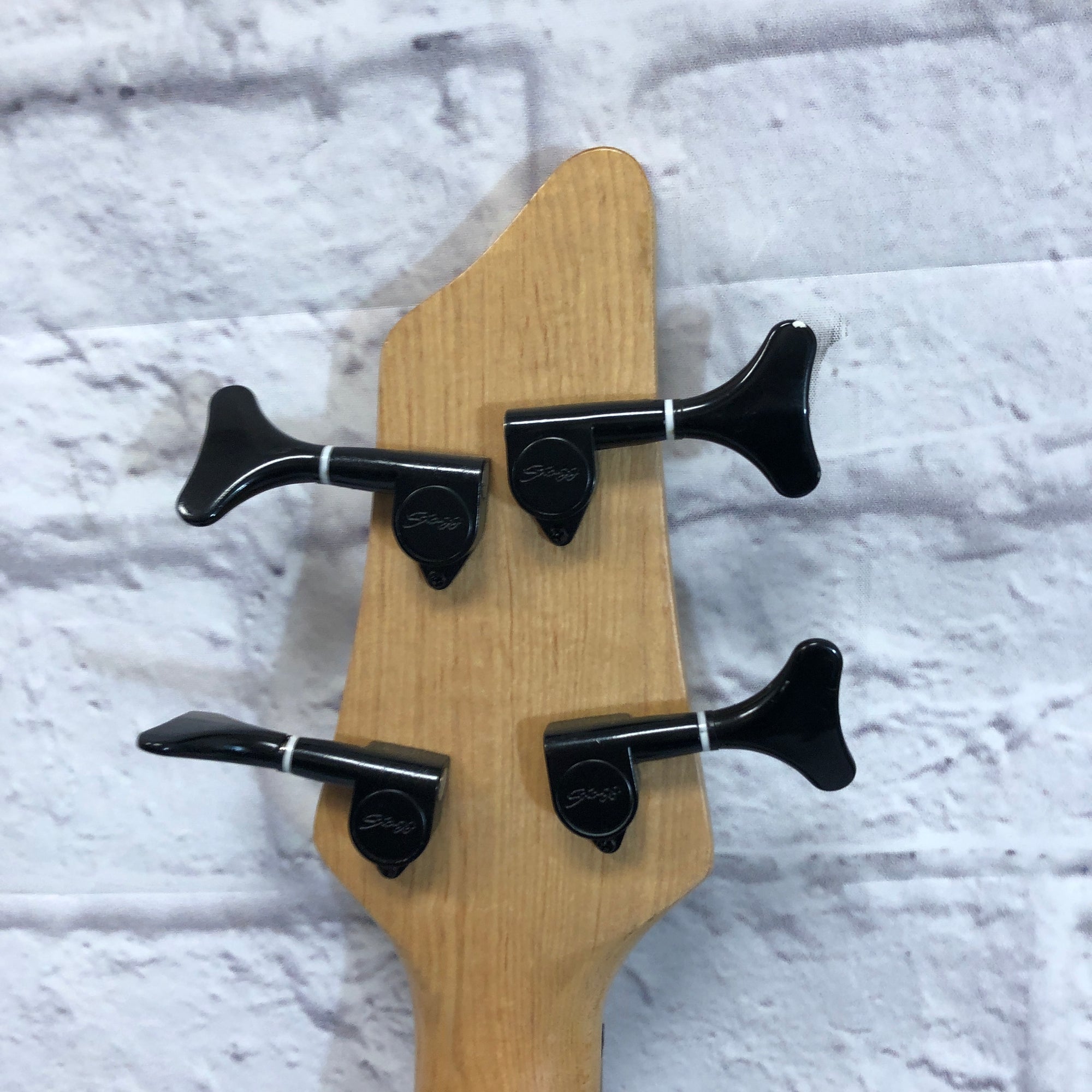 Stagg Short Scale 4 String J Bass Guitar