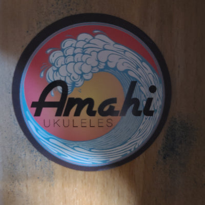 Amahi DDUK8 Blue Flower Soprano Ukulele