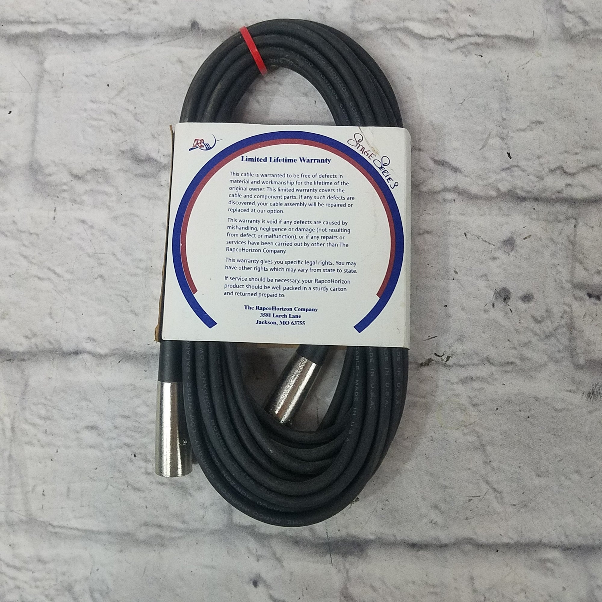 Rapco Horizon M1-30 30ft XLR Cable