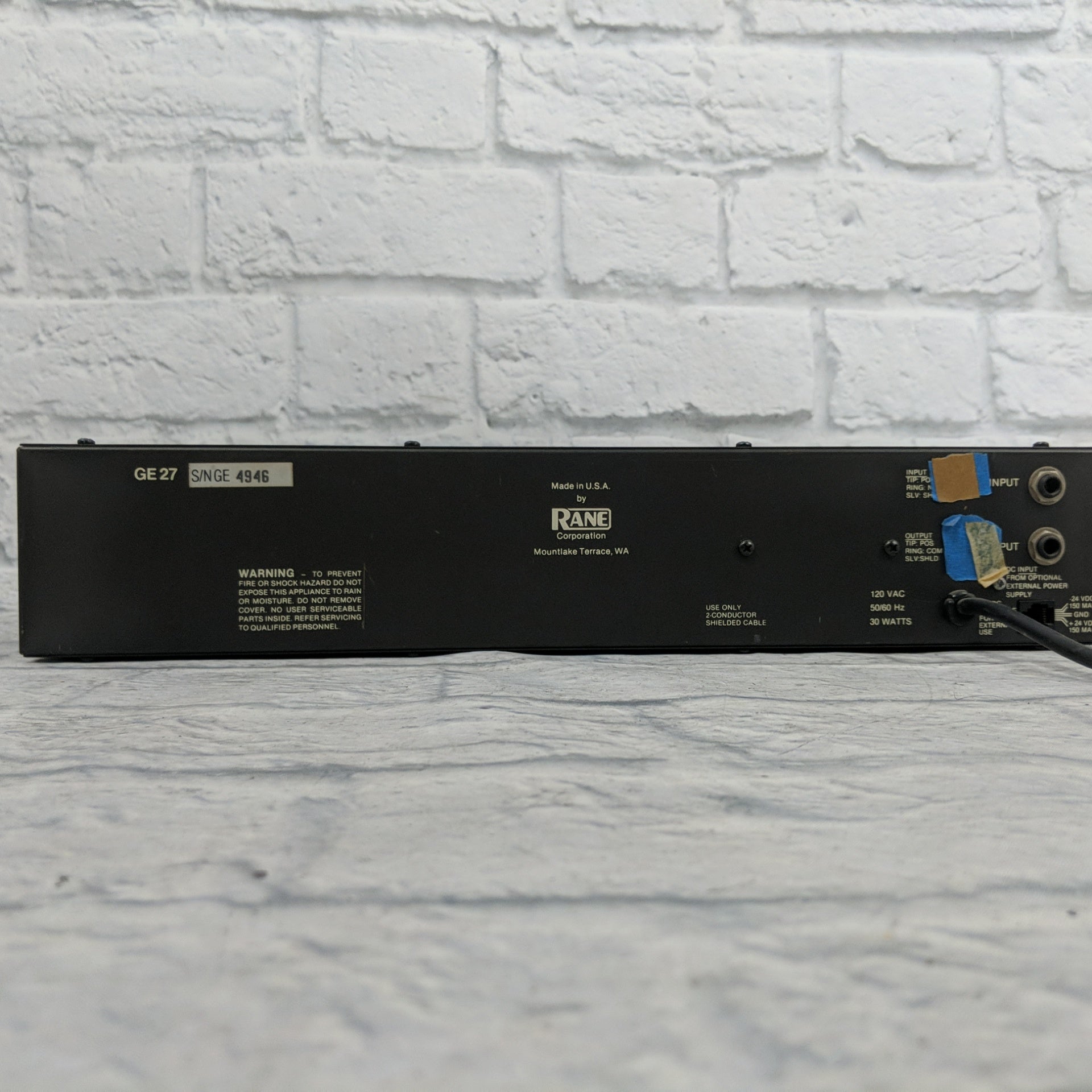 Rane GE27 Graphic Equalizer