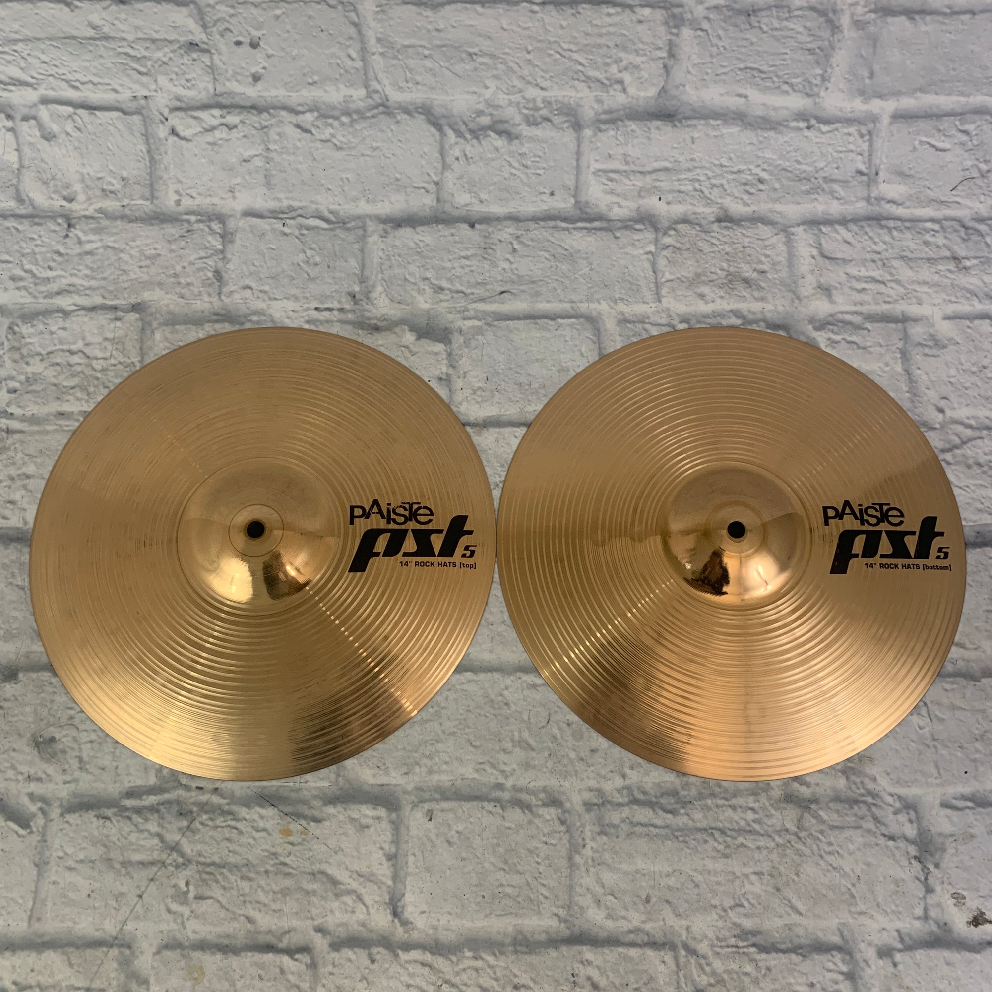 Paiste 14" Rock Hats PST 5 Hi Hats