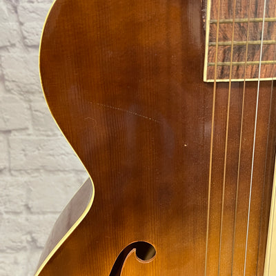 Vintage 1960s Airline Arch Top Hollow Body Guitar