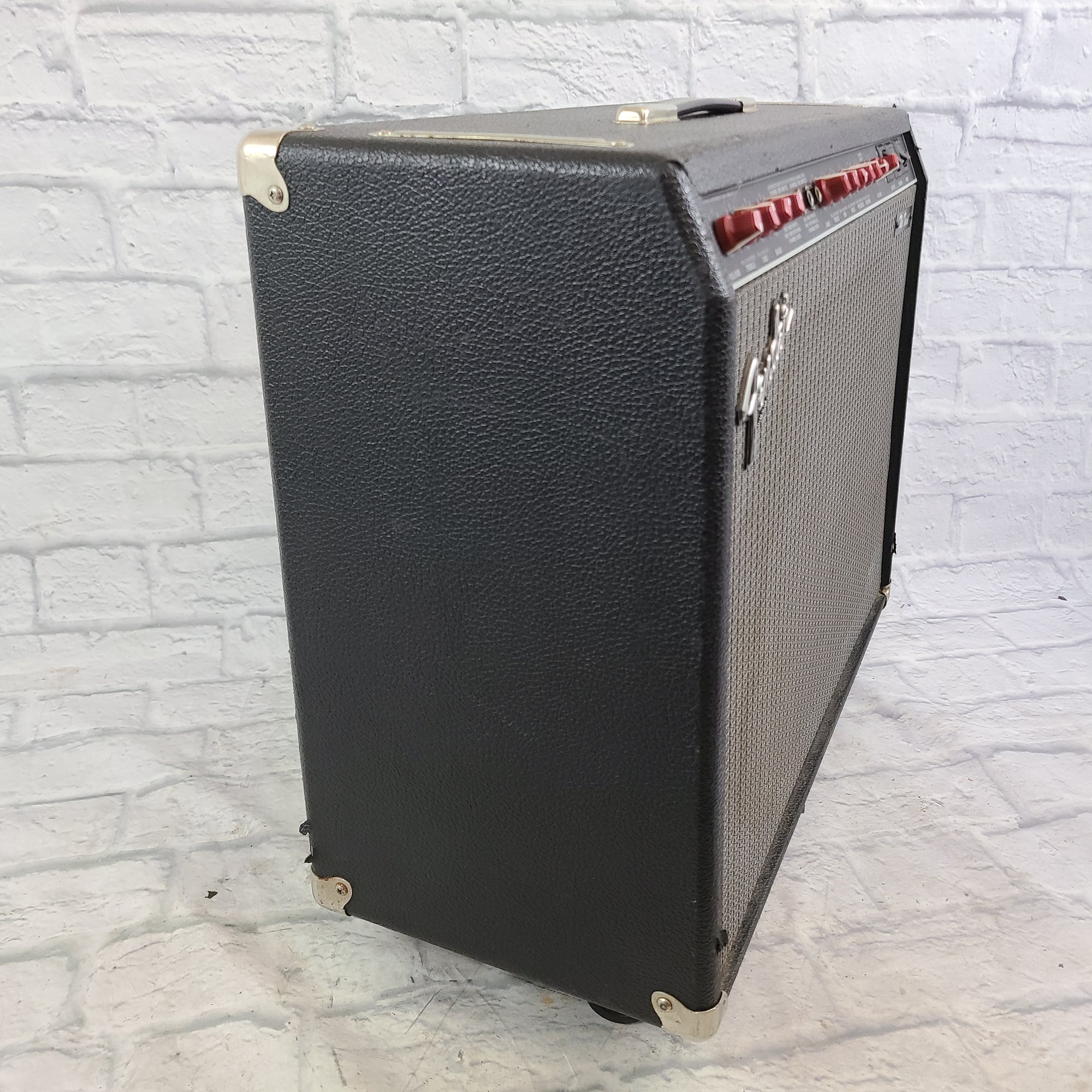 1980s Fender The Twin Red Knob Guitar Combo Amp