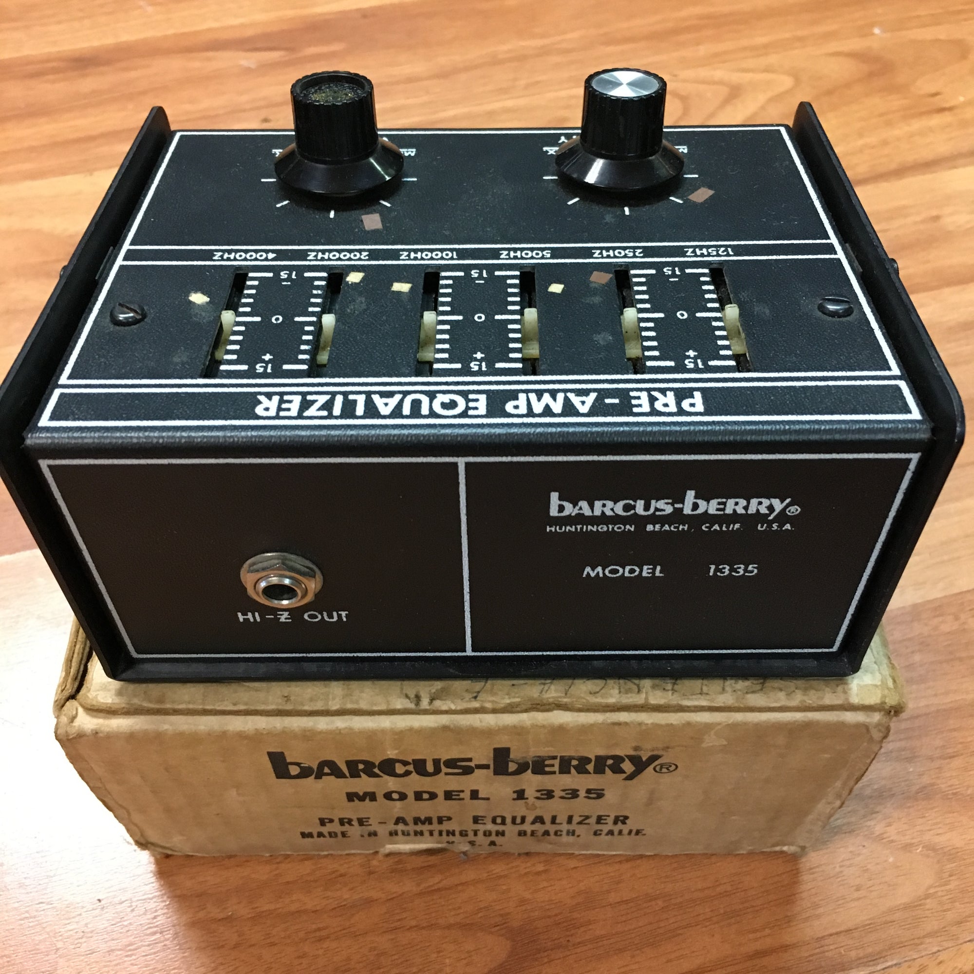 即決 Barcus-Berry Standard Preamp 1330-1 Jimmy Page USA 1976