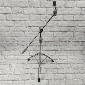Pearl Heavy Duty Double Braced Long Arm Boom Cymbal Stand with Tilter and Counterweight 1980s Red Label
