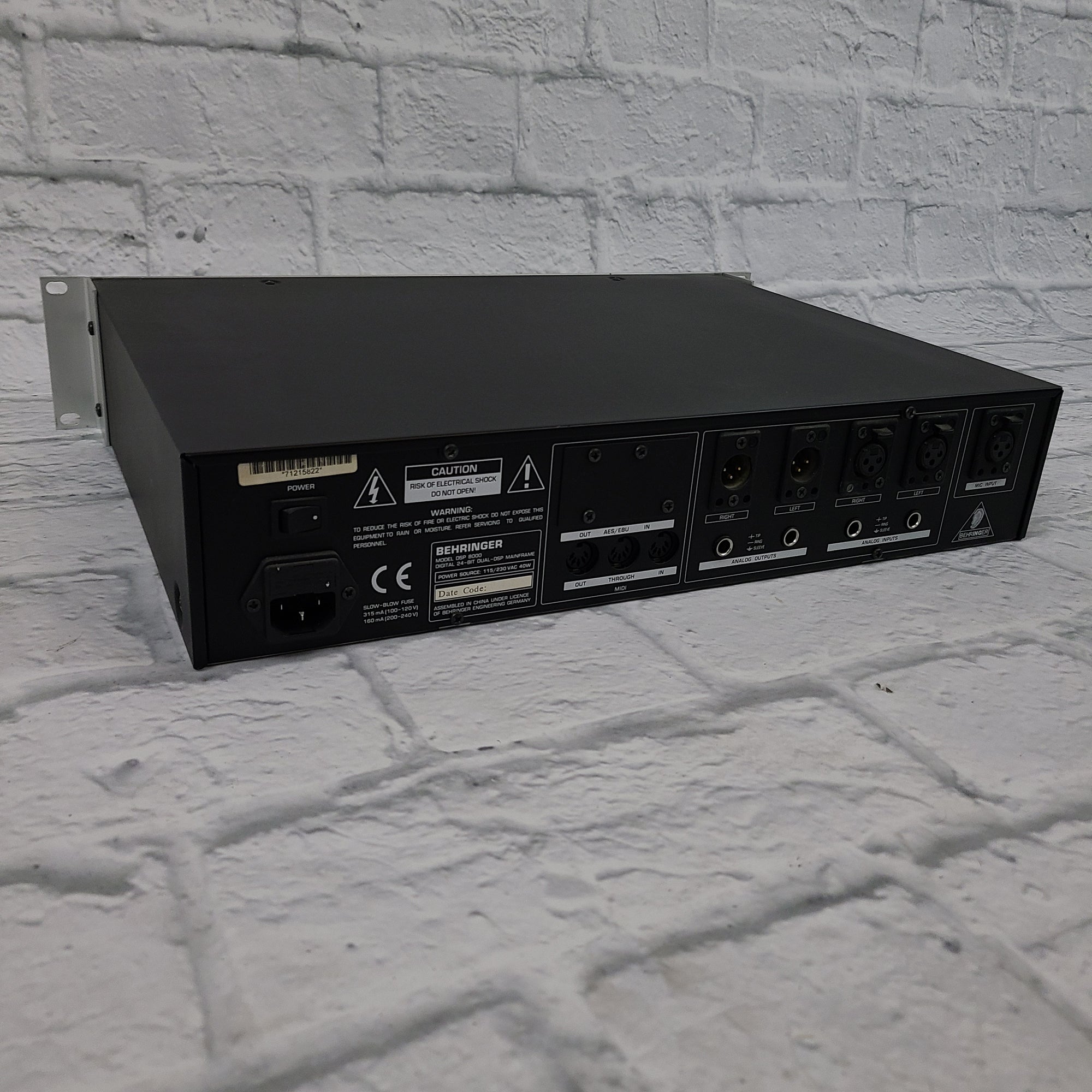 Behringer UltraCurve Pro 24-Bit Dual-DSP 8024