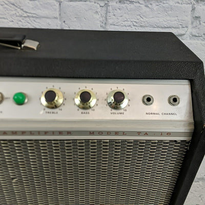 Vintage 1960s Heath / Heathkit Model TA-16 "Starmaker" Solid State 2X12" Guitar Combo Amp with Tremolo and Reverb