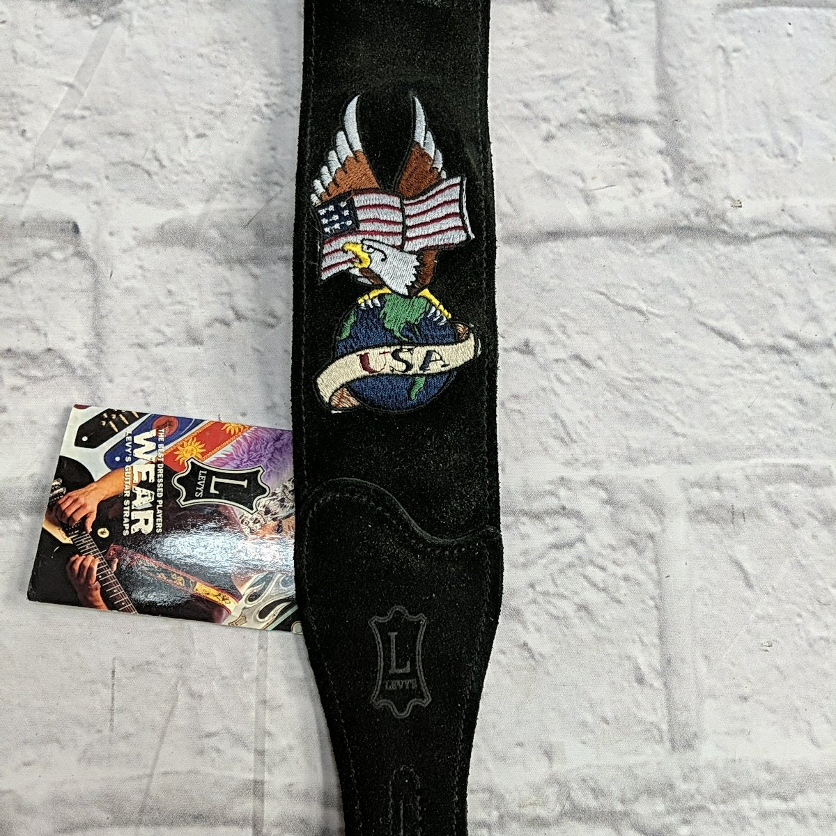 Levy's USA Eagle Suede Guitar Strap