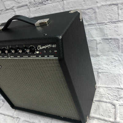 Fender Champion 40 with Footswitch and Cover