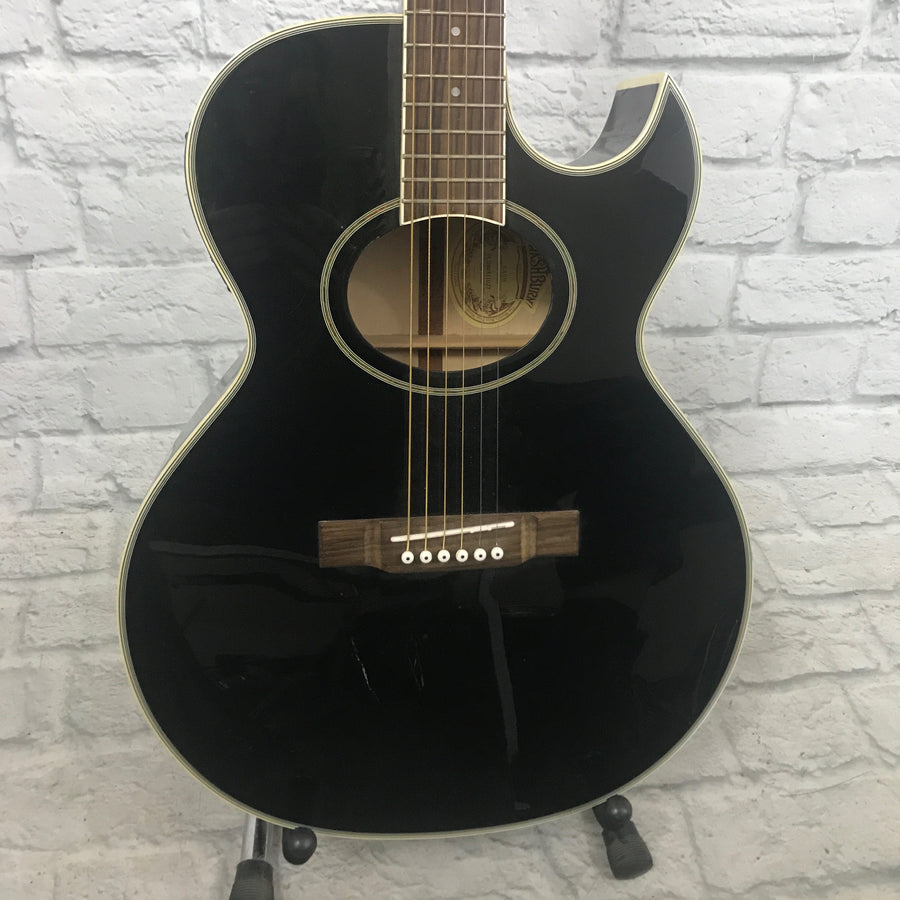 Washburn EA9B Black Acoustic Guitar