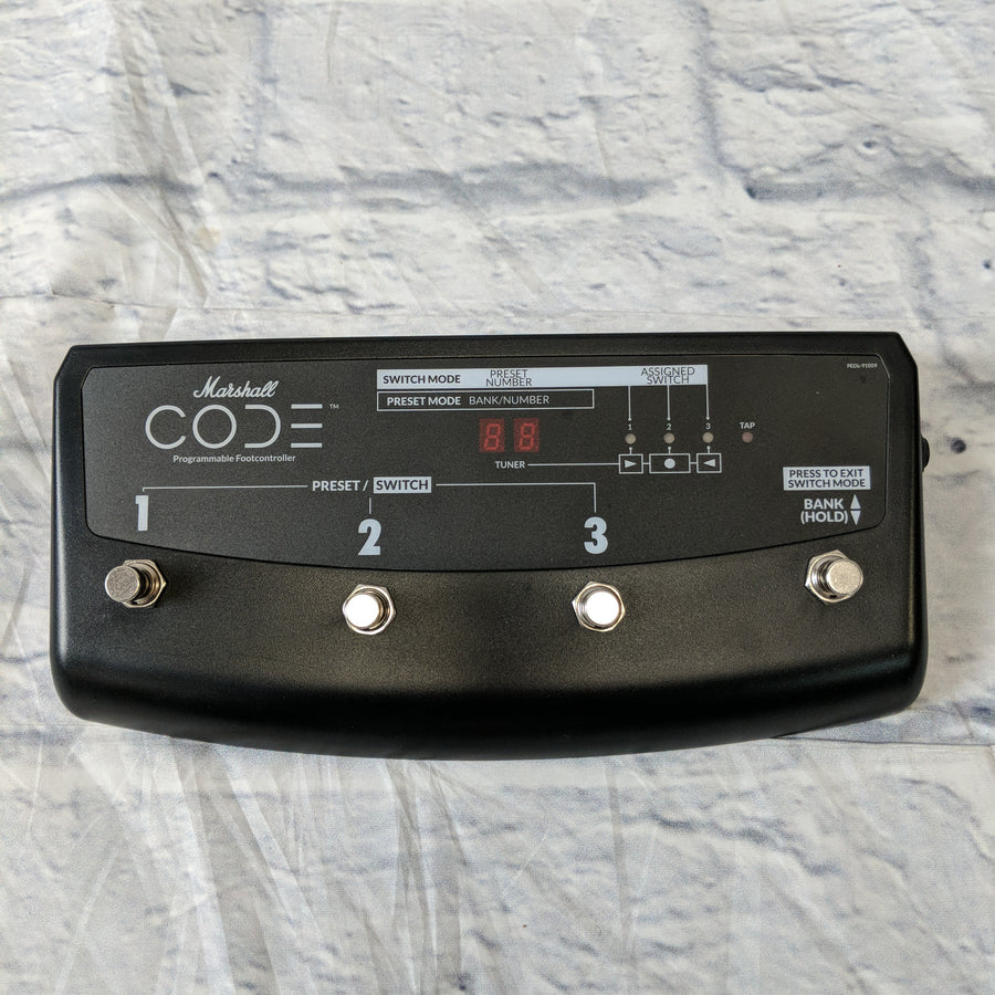 Marshall Code Footswitch (for the 25, 50 or 100 watt amps) Marshall PEDL-91009