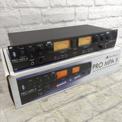 ART Pro MPA II 2-Channel Tube Microphone Preamp 2009 - Present - Black