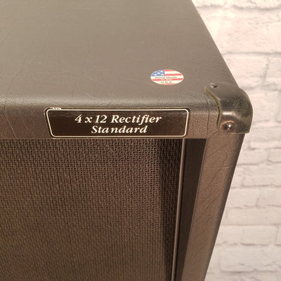 Mesa Boogie 4x12 4FB Straight Cab w Black Shadows