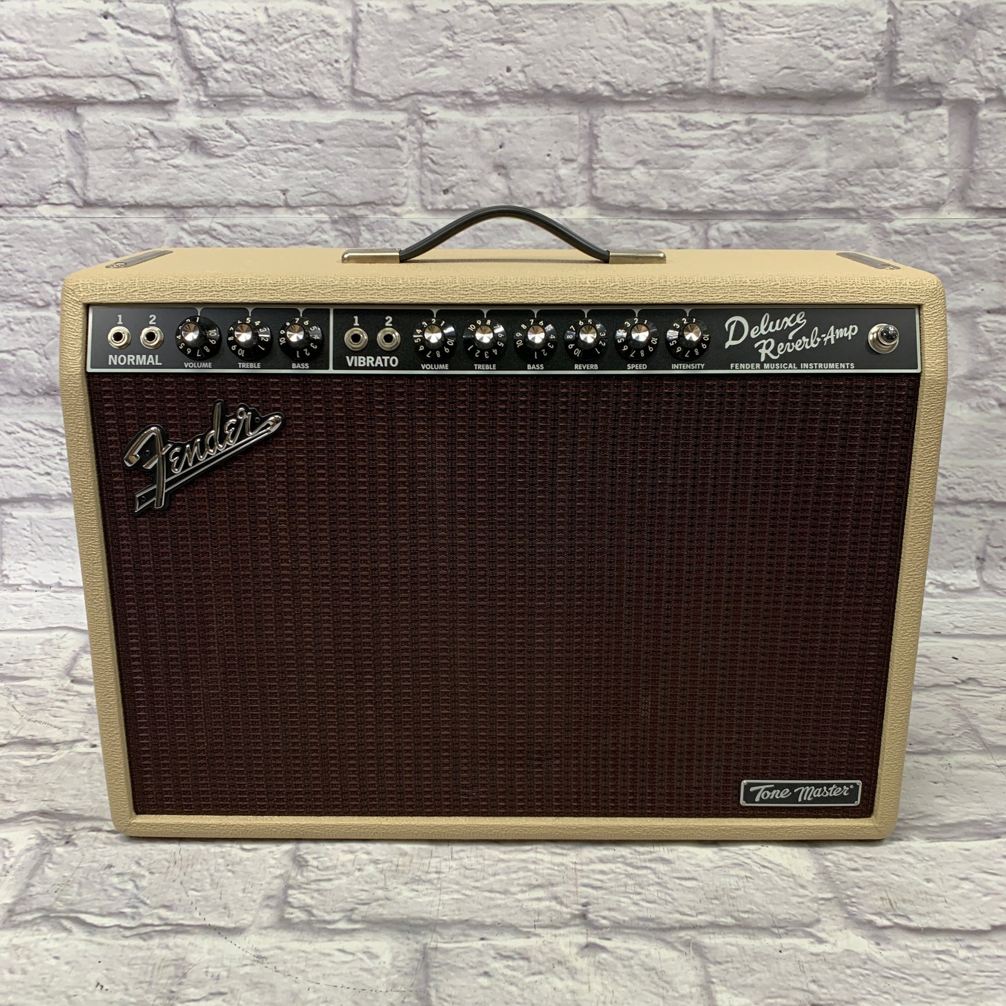 Fender Tone Master Deluxe Reverb Blonde w/ Cover