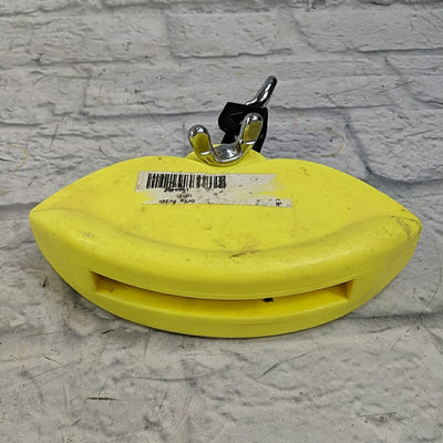 Yellow Jam Block Plastic Cowbell