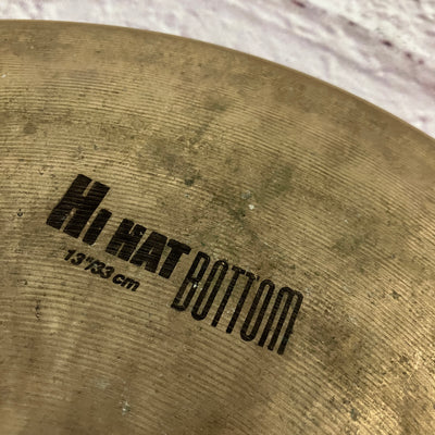 Zildjian K Custom Hybrid Bottom 13" Hi Hat Cymbal